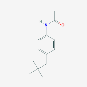 molecular formula C13H19NO B515125 N-[4-(2,2-dimethylpropyl)phenyl]acetamide CAS No. 38896-17-2