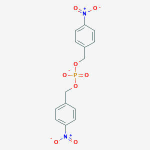 molecular formula C14H12N2O8P- B515128 Bis[(4-nitrophenyl)methyl] phosphate 