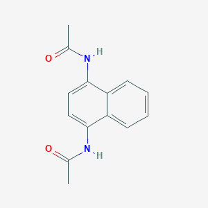 molecular formula C14H14N2O2 B515146 N-[4-(acetylamino)-1-naphthyl]acetamide 