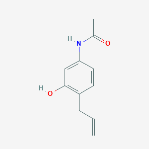 molecular formula C11H13NO2 B515149 N-(4-allyl-3-hydroxyphenyl)acetamide CAS No. 28583-69-9