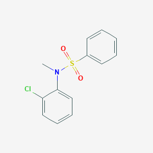 molecular formula C13H12ClNO2S B515169 N-(2-Chlorophenyl)-N-methylbenzenesulfonamide CAS No. 220400-23-7