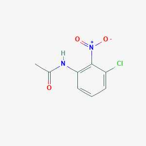 molecular formula C8H7ClN2O3 B515176 N-(3-chloro-2-nitrophenyl)acetamide 
