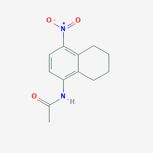 molecular formula C12H14N2O3 B515182 N-(4-nitro-5,6,7,8-tetrahydronaphthalen-1-yl)acetamide CAS No. 40153-45-5