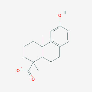 6-Hydroxy-1,4a-dimethyl-2,3,4,9,10,10a-hexahydrophenanthrene-1-carboxylate