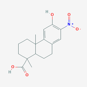 6-Hydroxy-7-nitro-1,4a-dimethyl-1,2,3,4,4a,9,10,10a-octahydro-1-phenanthrenecarboxylic acid