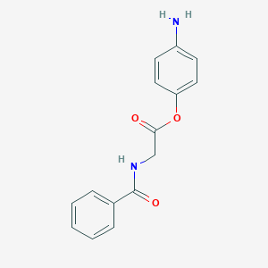 4-Aminophenyl (benzoylamino)acetate