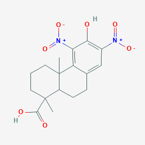 6-Hydroxy-5,7-bisnitro-1,4a-dimethyl-1,2,3,4,4a,9,10,10a-octahydro-1-phenanthrenecarboxylic acid