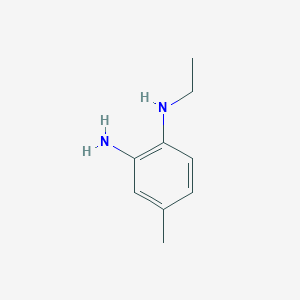 molecular formula C9H14N2 B051520 1-N-ethyl-4-methylbenzene-1,2-diamine CAS No. 115835-41-1