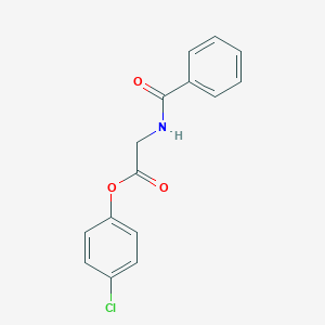 4-Chlorophenyl (benzoylamino)acetate