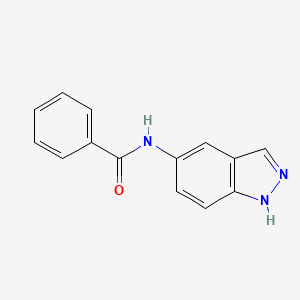 molecular formula C14H11N3O B5152179 N-(1H-indazol-5-yl)benzamide 