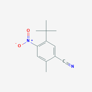 5-Tert-butyl-4-nitro-2-methylbenzonitrile