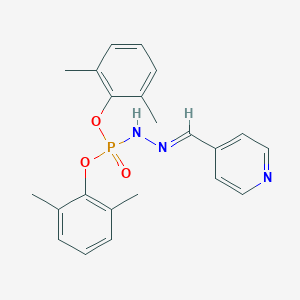 O,O-di(2,6-dimethylphenyl) N'-(4-pyridinylmethylene)hydrazidophosphate