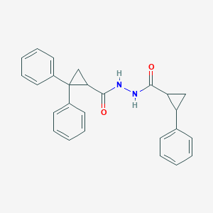 2,2-diphenyl-N'-[(2-phenylcyclopropyl)carbonyl]cyclopropanecarbohydrazide