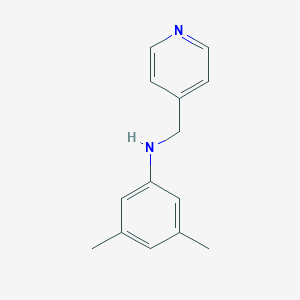 3,5-dimethyl-N-(pyridin-4-ylmethyl)aniline