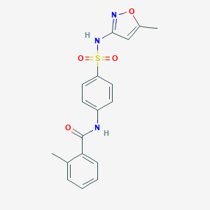 2-Methyl-N-[4-(5-methyl-isoxazol-3-ylsulfamoyl)-phenyl]-benzamide