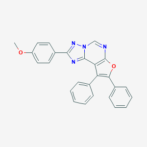 2-(4-Methoxy-phenyl)-8,9-diphenyl-furo[3,2-e][1,2,4]triazolo[1,5-c]pyrimidine