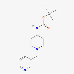 molecular formula C16H25N3O2 B5152562 Tert-butyl (1-(pyridin-3-ylmethyl)piperidin-4-yl)carbamate 