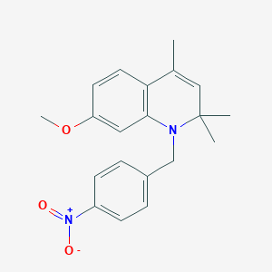 1-{4-Nitrobenzyl}-7-methoxy-2,2,4-trimethyl-1,2-dihydroquinoline