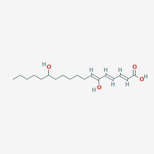 B051527 6,13-Dihydroxyoctadecatrienoic acid CAS No. 121107-95-7