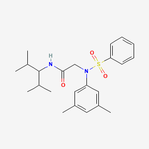 N~2~-(3,5-dimethylphenyl)-N~1~-(1-isopropyl-2-methylpropyl)-N~2~-(phenylsulfonyl)glycinamide