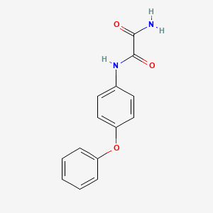 molecular formula C14H12N2O3 B5152968 N'-(4-phenoxyphenyl)oxamide 