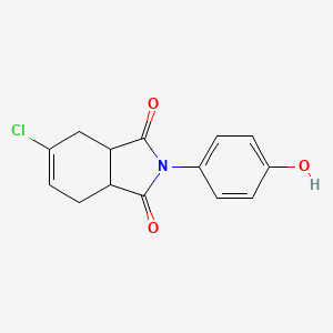 5-chloro-2-(4-hydroxyphenyl)-3a,4,7,7a-tetrahydro-1H-isoindole-1,3(2H)-dione