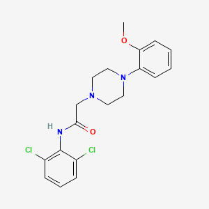molecular formula C19H21Cl2N3O2 B5153028 N-(2,6-dichlorophenyl)-2-[4-(2-methoxyphenyl)piperazin-1-yl]acetamide 