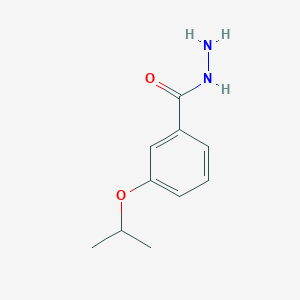 molecular formula C10H14N2O2 B515306 3-Isopropoxybenzohydrazide CAS No. 350989-60-5