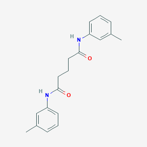 molecular formula C19H22N2O2 B515312 N,N'-bis(3-methylphenyl)pentanediamide 