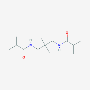molecular formula C13H26N2O2 B515317 N,N'-(2,2-DIMETHYL-1,3-PROPANEDIYL)BIS(2-METHYLPROPANAMIDE) 