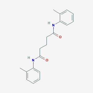 molecular formula C19H22N2O2 B515326 N,N'-bis(2-methylphenyl)pentanediamide 