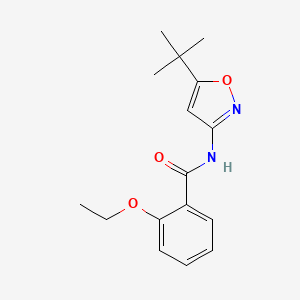 molecular formula C16H20N2O3 B5153356 N-(5-TERT-BUTYL-12-OXAZOL-3-YL)-2-ETHOXYBENZAMIDE 