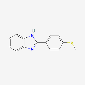 molecular formula C14H12N2S B5153571 2-(4-[Methylthio]phenyl)-1h-benzimidazole 