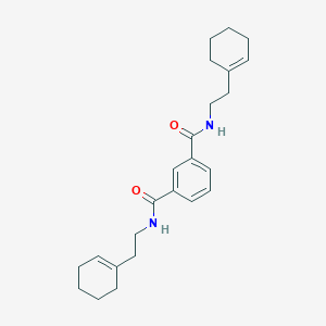 molecular formula C24H32N2O2 B515364 N~1~,N~3~-bis[2-(1-cyclohexen-1-yl)ethyl]isophthalamide 