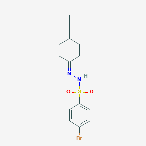 molecular formula C16H23BrN2O2S B515368 4-bromo-N'-(4-tert-butylcyclohexylidene)benzenesulfonohydrazide 