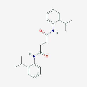 molecular formula C22H28N2O2 B515373 N~1~,N~4~-bis(2-isopropylphenyl)succinamide 