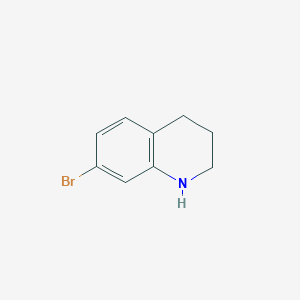 molecular formula C9H10BrN B051538 7-Bromo-1,2,3,4-tetrahydroquinoline CAS No. 114744-51-3