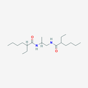 molecular formula C19H38N2O2 B515409 2-ethyl-N-{2-[(2-ethylhexanoyl)amino]-1-methylethyl}hexanamide 