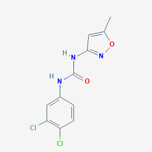 molecular formula C11H9Cl2N3O2 B515414 N-(3,4-dichlorophenyl)-N'-(5-methyl-3-isoxazolyl)urea CAS No. 55808-50-9