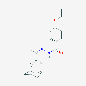 molecular formula C21H28N2O2 B515465 N'-[1-(1-adamantyl)ethylidene]-4-ethoxybenzohydrazide 