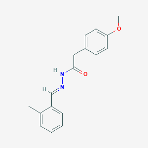 2-(4-methoxyphenyl)-N'-(2-methylbenzylidene)acetohydrazide