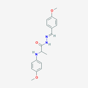 2-(4-methoxyanilino)-N'-(4-methoxybenzylidene)propanohydrazide