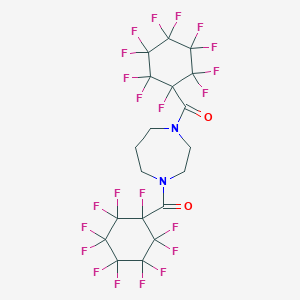 1,4-Bis[(1,2,2,3,3,4,4,5,5,6,6-undecafluorocyclohexyl)carbonyl]-1,4-diazepane