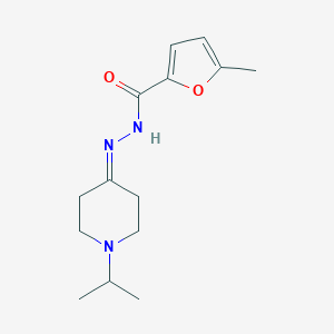 molecular formula C14H21N3O2 B515484 N'-(1-isopropyl-4-piperidinylidene)-5-methyl-2-furohydrazide 