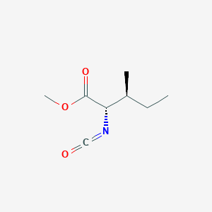 molecular formula C8H13NO3 B051549 (2S,3S)-2-Isocyanato-3-methylvaleric Acid Methyl Ester CAS No. 120219-17-2