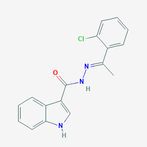N'-[1-(2-chlorophenyl)ethylidene]-1H-indole-3-carbohydrazide