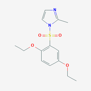 1-[(2,5-diethoxyphenyl)sulfonyl]-2-methyl-1H-imidazole