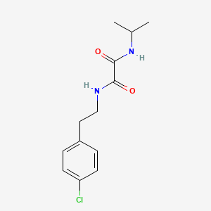 molecular formula C13H17ClN2O2 B5155470 N'-[2-(4-CHLOROPHENYL)ETHYL]-N-(PROPAN-2-YL)ETHANEDIAMIDE 