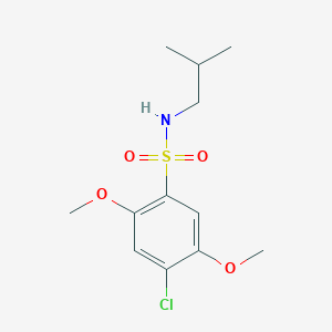 4-chloro-N-isobutyl-2,5-dimethoxybenzenesulfonamide