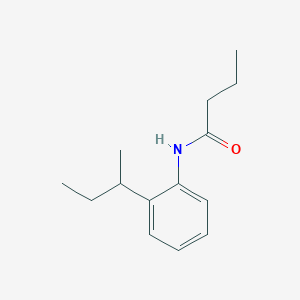 molecular formula C14H21NO B515562 N-(2-sec-butylphenyl)butanamide CAS No. 638162-94-4